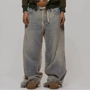 HAPPY MEMORIES DONT DIE (HMDD) - Fishnet Denim